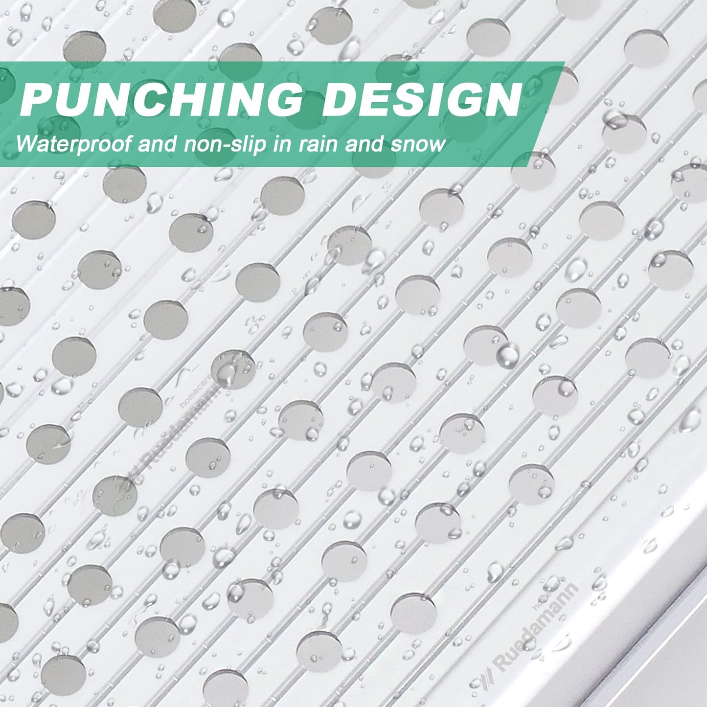 Ruedamann Portable Wheelchair Ramp, 600 lbs Per Pair Capacity, Adjustable Aluminum Ramps for Wheelchairs, 8" Width Wheelchair Ramps for Home Steps, Doorways, Curbs