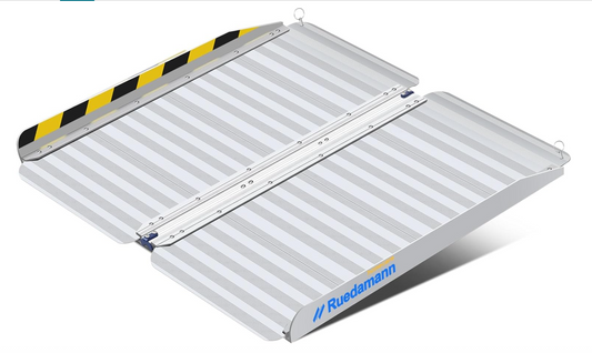 Ruedamann Portable Wheelchair Ramp, Wheelchair Ramp for Home Steps, Non-Slip Threshold Ramps, Handicap Ramps for Home, Wheelchair & Scooter, Doorway,1 PC