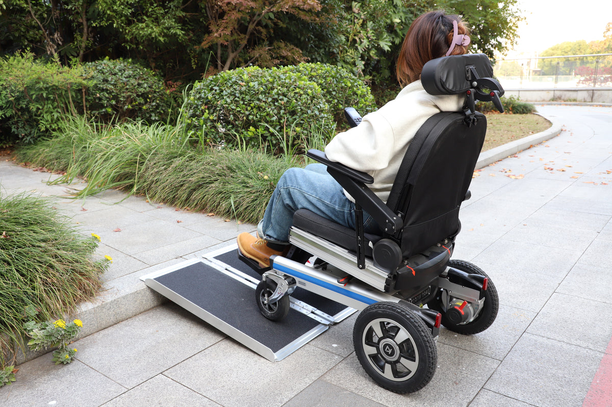 Precautions for Using Electric Wheelchairs on Ramps – Ruedamann Ramp