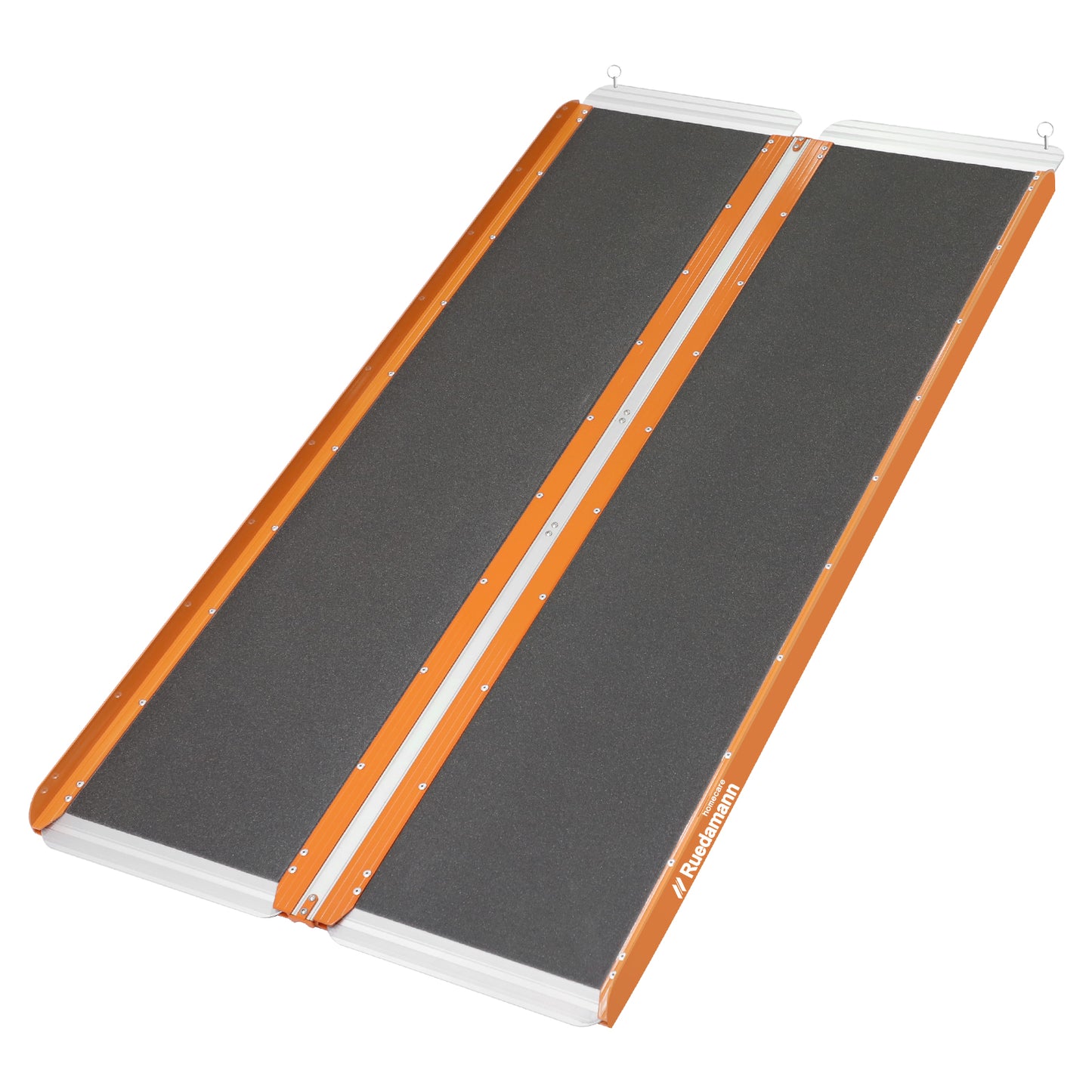 Ruedamann 30.1"W Folding Wheelchair Ramp, Non-Slip,Aluminum,Portable, 600 lbs