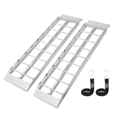 Ruedamann 43"L Loading Ramp,Aluminum,Portable,1500lbs,2Pcs（Almost Perfect）