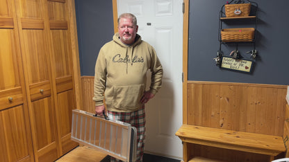 Ruedamann 4FT Folding Wheelchair Ramp,Aluminum,Portable,600lbs（Almost Perfect）