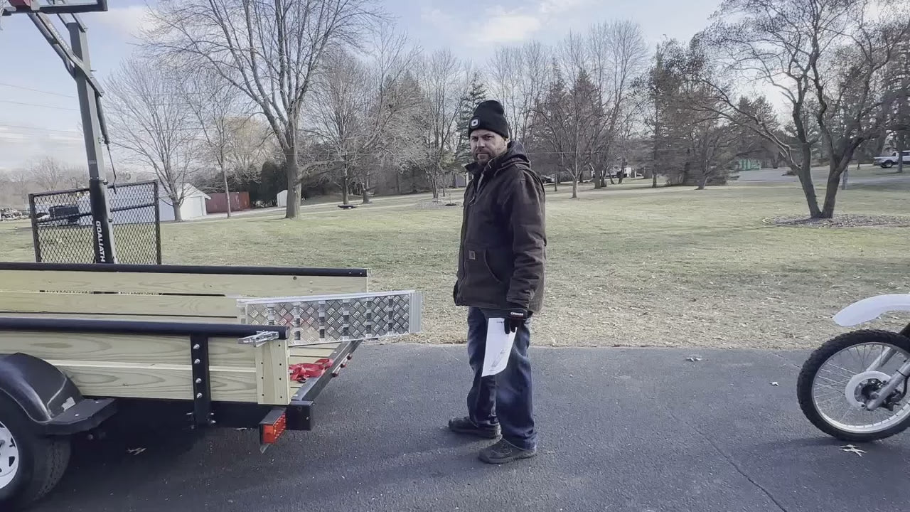 Load video: THREE TIPS TO CHOOSE THE RIGHT MOTORCYCLE LOADING RAMP