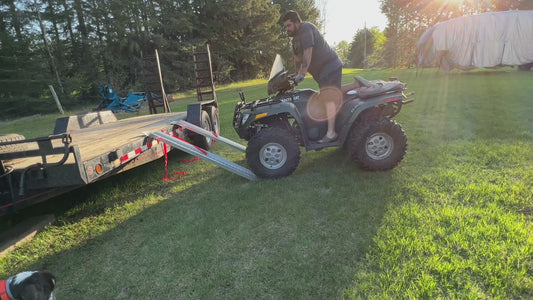 Ruedamann 9" W Loading Ramps,Anti-Skid Surface,660 lbs/PC,1 or 2 Packs