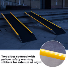 Load image into Gallery viewer, Ruedamann 4&#39;/5&#39;L×9.8&quot;W, 600 lbs Capacity, Portable Aluminum Loading Ramp with Non-slip Surface, Lightweight ATV UTV Ramp,Motorcycle Ramp,Truck Ramp for Dirt Bikes,Quads,Lawn Mowers,Snow Blowers etc,1 PC
