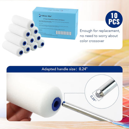 Ruedamann® Foam Paint Roller Covers  House Painting Supplies