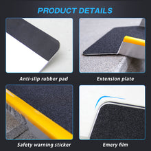 Load image into Gallery viewer, Ruedamann 4&#39;/5&#39;L×9.8&quot;W, 600 lbs Capacity, Portable Aluminum Loading Ramp with Non-slip Surface, Lightweight ATV UTV Ramp,Motorcycle Ramp,Truck Ramp for Dirt Bikes,Quads,Lawn Mowers,Snow Blowers etc,1 PC
