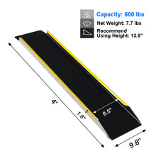 Load image into Gallery viewer, Ruedamann 4&#39;/5&#39;L×9.8&quot;W, 600 lbs Capacity, Portable Aluminum Loading Ramp with Non-slip Surface, Lightweight ATV UTV Ramp,Motorcycle Ramp,Truck Ramp for Dirt Bikes,Quads,Lawn Mowers,Snow Blowers etc,1 PC
