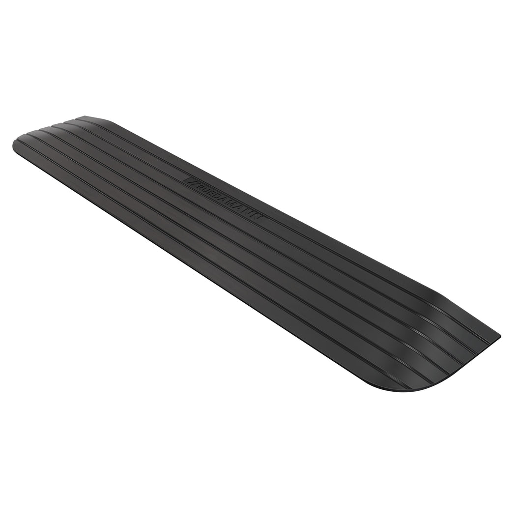 Ruedamann Threshold Ramp, Durable Solid Rubber with 2200lbs Load Capacity, Non-Skid and Anti-Slip Surface, Wheelchair Ramp for Doorways and Bathroom (1/1.5/2 Inch Rise)